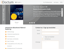 Tablet Screenshot of idoctum.com